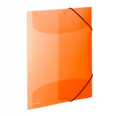 Πορτοκαλί Ντοσιέ με λάστιχο 23×32